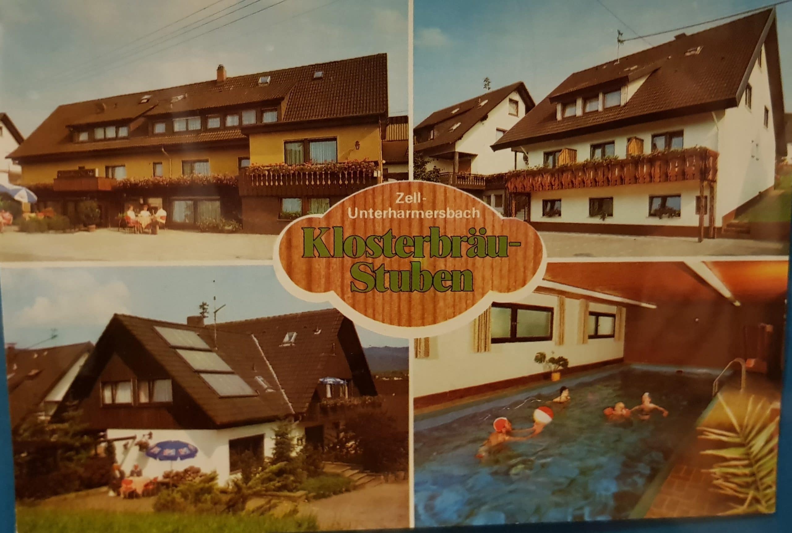 Postkarte der Klosterbräustuben in den 80er Jahren