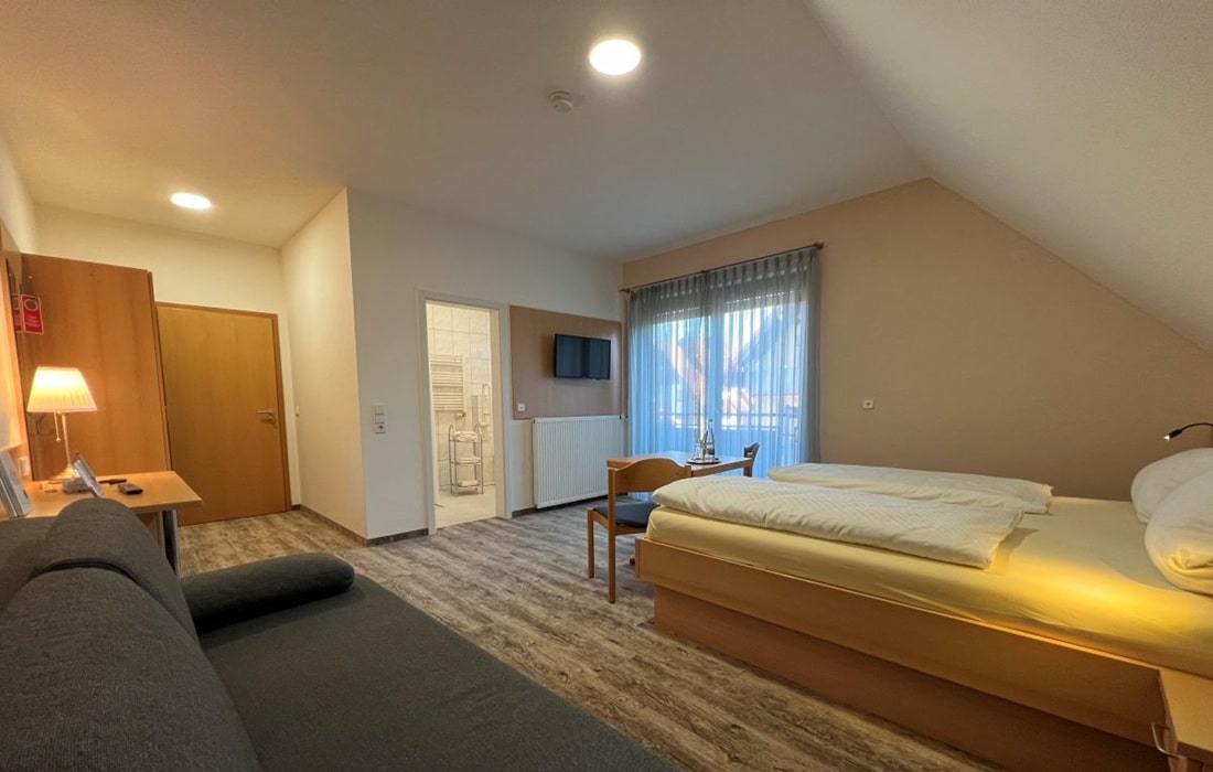 Barrierefreie Doppelzimmer im Hotel Klosterbräustuben